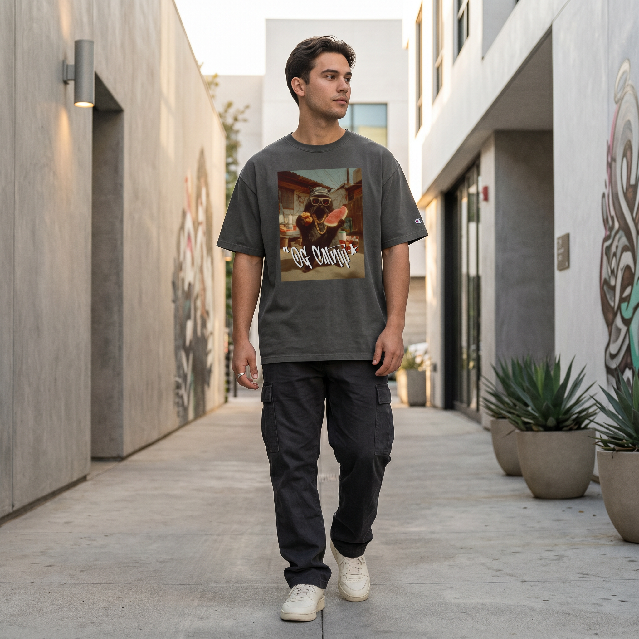 OG Chillin’ – Cool Cat Graphic Tee