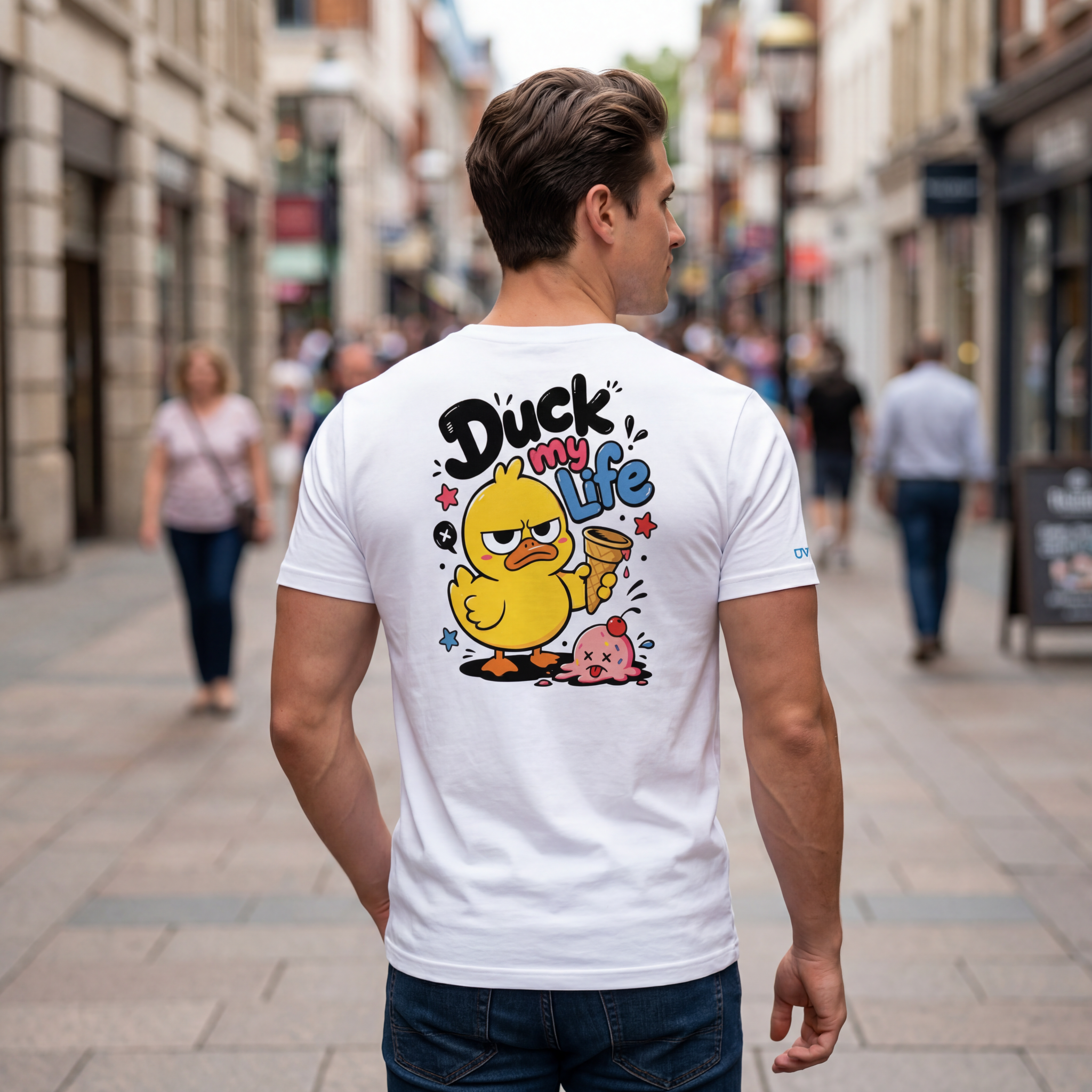 Funny Duck Graphic T-Shirt - Duck My Life
